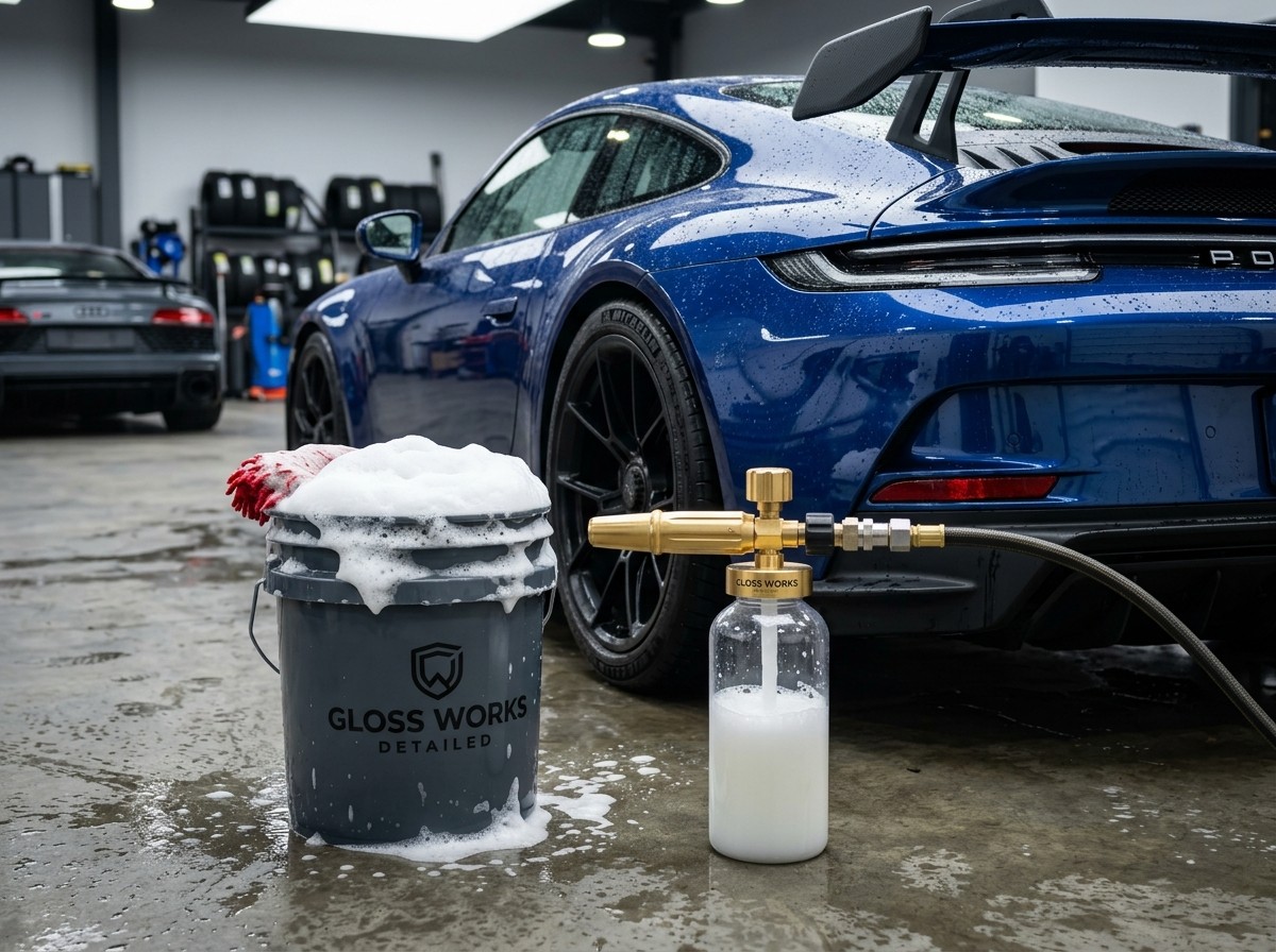 Wash & Dry detailing in action